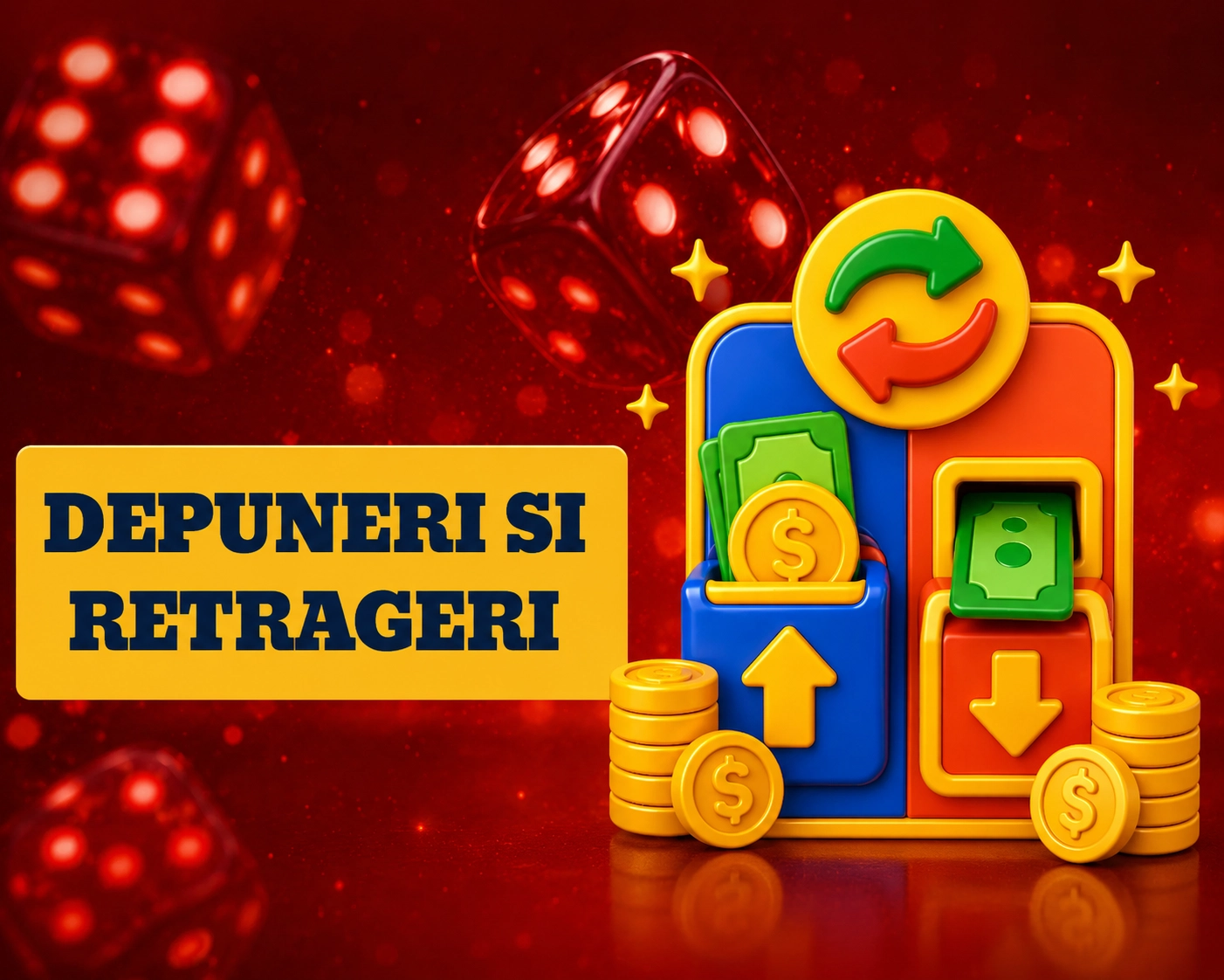 Depuneri și retrageri la cazinouri online